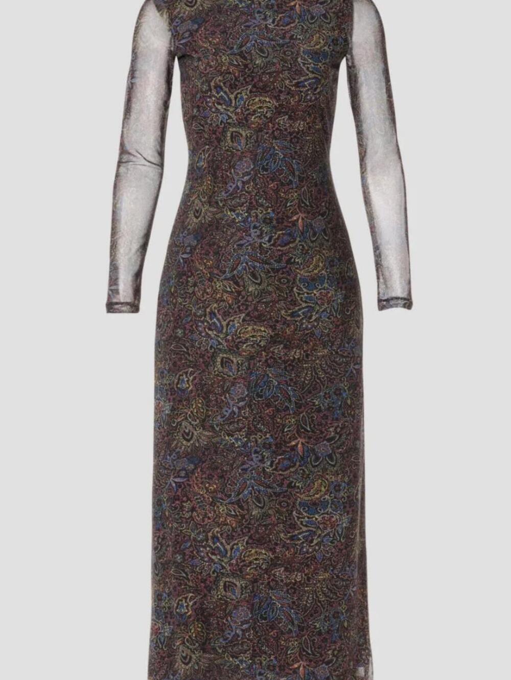Printed Mesh Dress | Rosetta Getty x RTR | Medium (205)
